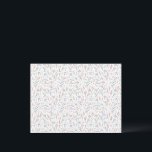 Postale Carte (10,8 x 14,2 cm) - Winter Pattern<br><div class="desc">Carte (10, 8 x 14, 2 cm) - Winter Pattern</div>