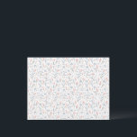 Postale Carte (10,8 x 14,2 cm) - Winter Pattern<br><div class="desc">Carte (10, 8 x 14, 2 cm) - Winter Pattern</div>