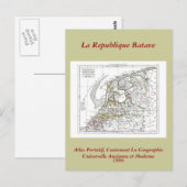 Postale Carte 1806 - La République Batave (Devant / Derrière)