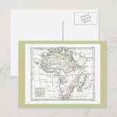 Postale Carte 1806 - L'Afrique (Devant / Derrière)