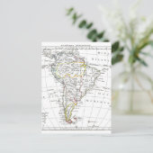 Postale Carte 1806 - L'Amérique Méridionale (Debout devant)