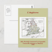 Postale Carte 1806 - L'Angleterre (Devant / Derrière)