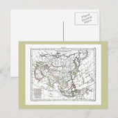 Postale Carte 1806 - L'Asie (Devant / Derrière)