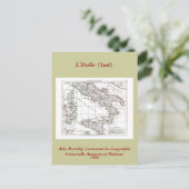 Postale Carte 1806 - L'Italie (Sud) (Debout devant)