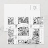 Postale Carte 3 de 4 (Devant / Derrière)