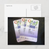 Postale carte 5T (Devant / Derrière)