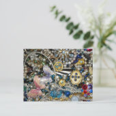 Postale carte à bijoux (Debout devant)