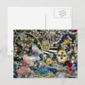 Postale carte à bijoux (Devant / Derrière)