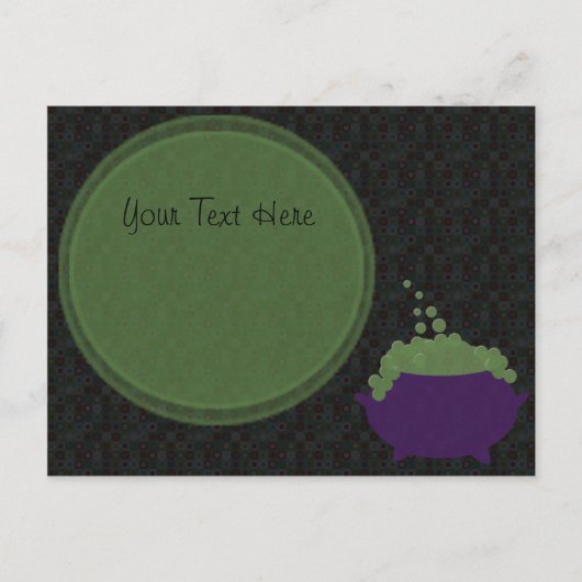 Postale carte à bulle de chaudière (Devant)