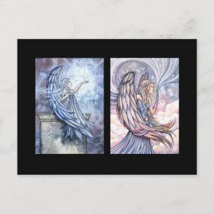 Postale Carte ACEO Ange par Molly Harrison