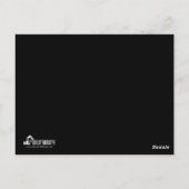 Postale Carte Acteur/Modèle 2 Shot Black Headshot (Dos)