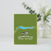 Postale carte affiche du lac Lewis et Clark. (Debout devant)
