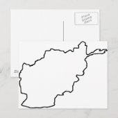 Postale Carte Afghanistan (Devant / Derrière)