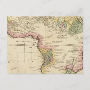 Postale Carte Afrique