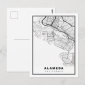 Postale Carte Alameda (Devant / Derrière)
