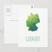 Postale Carte Allemagne (Devant / Derrière)