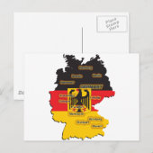 Postale Carte Allemagne (Devant / Derrière)