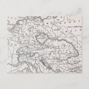 POSTALE CARTE : ALLEMAGNE ET AUTRICHE