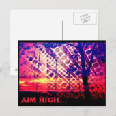 Postale Carte Ambition élevée (Devant / Derrière)