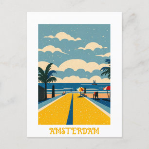 Postale Carte Amsterdam Pays-Bas