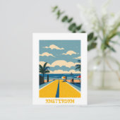 Postale Carte Amsterdam Pays-Bas (Debout devant)