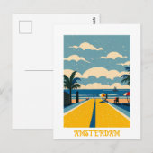 Postale Carte Amsterdam Pays-Bas (Devant / Derrière)