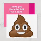 Postale Carte amusante (Devant / Derrière)