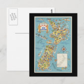 Postale Carte amusante de la Nouvelle-Zélande (Devant / Derrière)