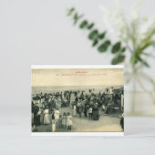 Postale carte ancienne "Canet plage 66 France" (Debout devant)