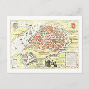 Postale Carte ancienne d'Anvers, Belgique,