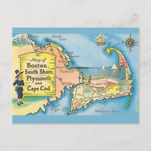 Postale Carte ancienne de Cape Cod