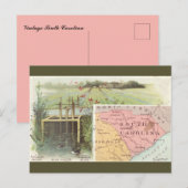 Postale Carte ancienne de Caroline du Sud (Devant / Derrière)