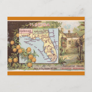 Postale Carte ancienne de Floride
