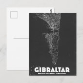 Postale Carte ancienne de Gibraltar (Devant / Derrière)