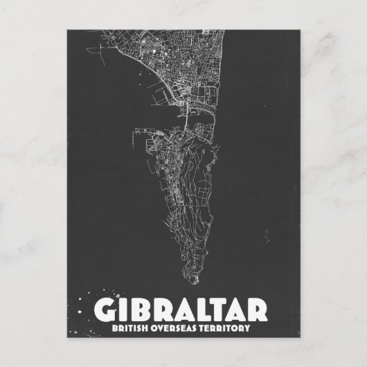 Postale Carte ancienne de Gibraltar (Devant)