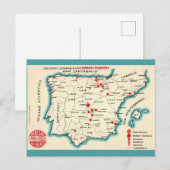 Postale Carte ancienne de l'Espagne (Devant / Derrière)