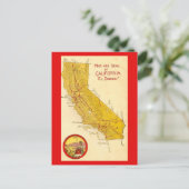 Postale Carte ancienne de l'État de Californie  (Debout devant)