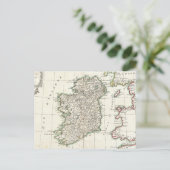 Postale Carte ancienne de l'Irlande (1771) (Debout devant)
