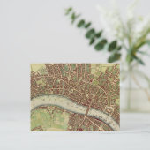 Postale Carte ancienne de Londres (17e siècle) (Debout devant)