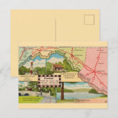 Postale Carte ancienne de l'ouest du Maryland (Devant / Derrière)