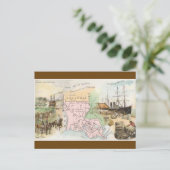 Postale Carte ancienne de Louisiane (Debout devant)