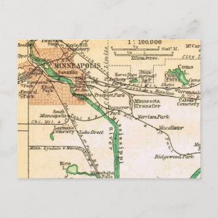 Postale Carte ancienne de Minneapolis