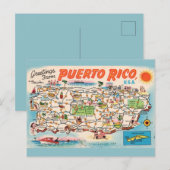 Postale Carte ancienne de Porto Rico (Devant / Derrière)