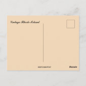 Postale Carte ancienne de Rhode Island (Dos)