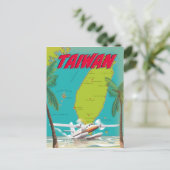 Postale Carte ancienne de Taïwan (Debout devant)