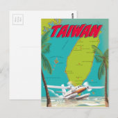 Postale Carte ancienne de Taïwan (Devant / Derrière)