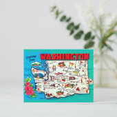 Postale Carte ancienne de Washington (Debout devant)