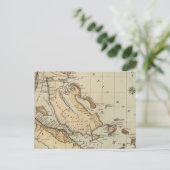 Postale Carte ancienne des Bahamas (1823) (Debout devant)