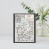 Postale Carte ancienne du Danemark, Danmark en danois, 190 (Debout devant)