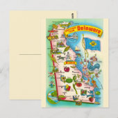 Postale Carte ancienne du Delaware  (Devant / Derrière)